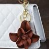 Exquisite Camellia Key Chain Retro Aesthetic Bag Charms Pendant New Flower Keychain for Women