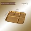 Retro Stainless Steel Compartmented Sauce and Seasoning Dish