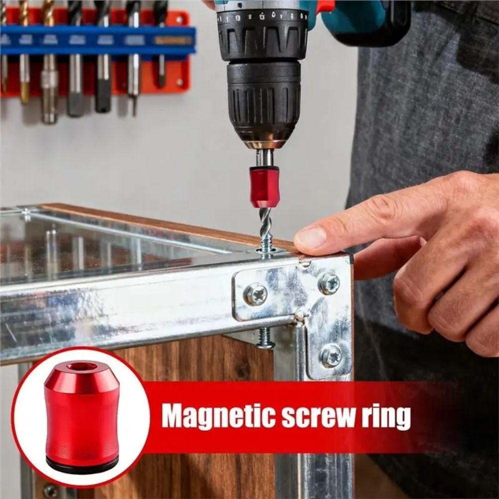 Anti-Slip Screwdriver Magnetizer 3-in-1 Screwdriver Head Magnetic Ring  Mechanics