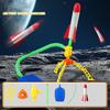 Childrens Air Rocket Foot Pump Launcher Flying Toys Game Set Jump Practice Hands- Judgment Ability Accessories Random