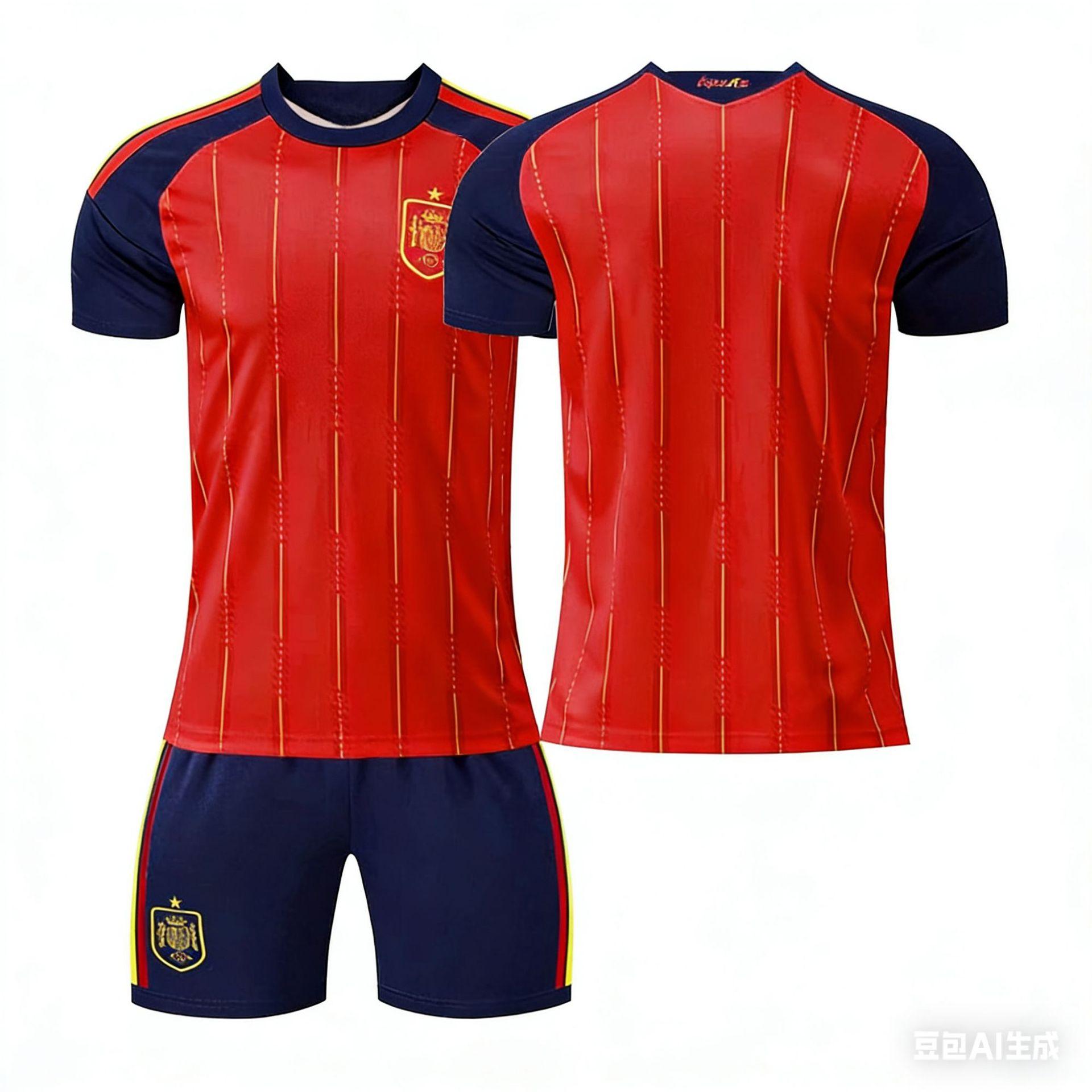 2026 World Cup Spain home football jersey No. 10 Yamal short-sleeved jersey national team jersey cross-border new Size 16