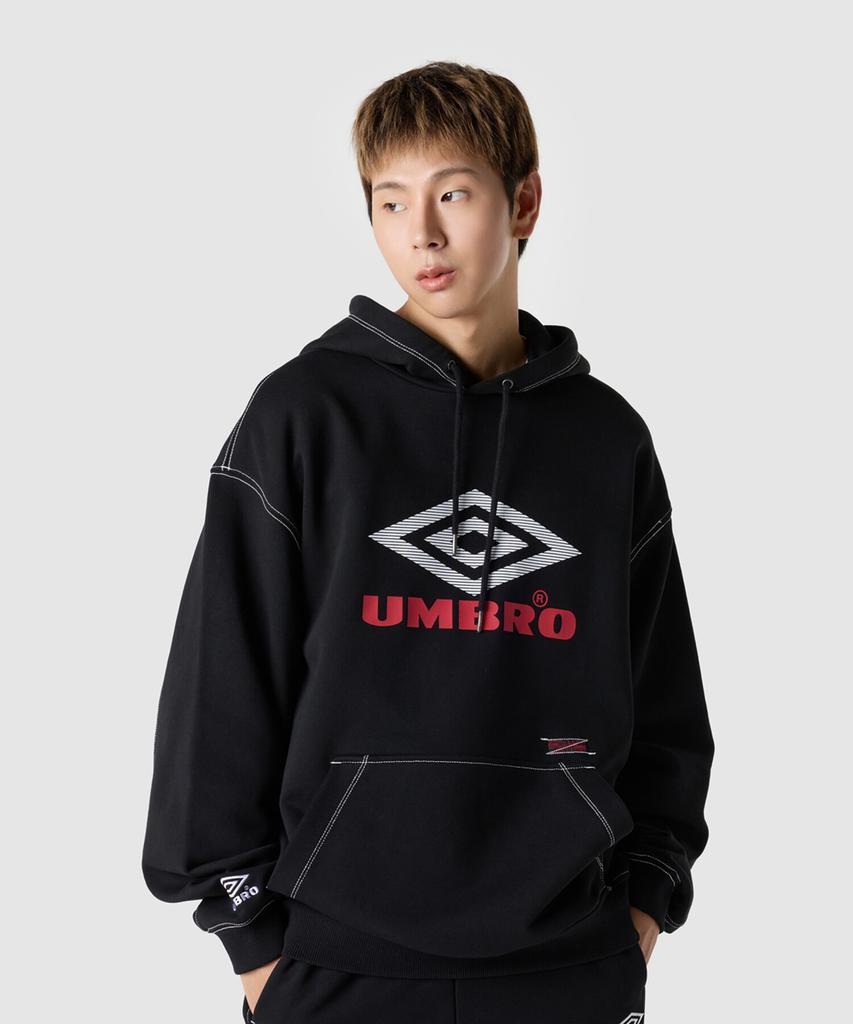 CCCRISPYYY Taslan Hoodie Black (Uq321Chd91) (A Type)