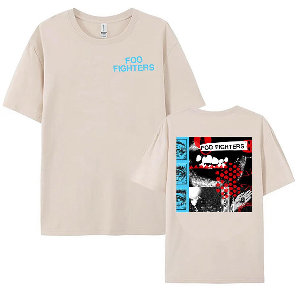 

Foo Fighters Your Favorite Toy T-shirt O-neck Summer Short Sleeve Mens Tees Design Rock Band Graphic Print Tshirts Fashion Top L