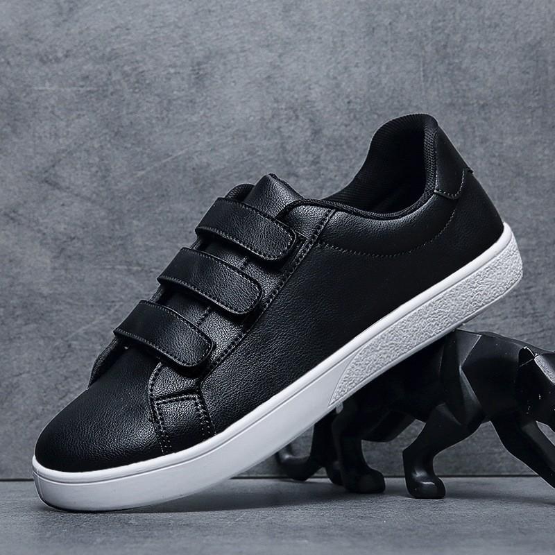 

Spring new little white shoes men s low-top versatile Velcro sports and leisure men s shoes versatile board shoes men 44