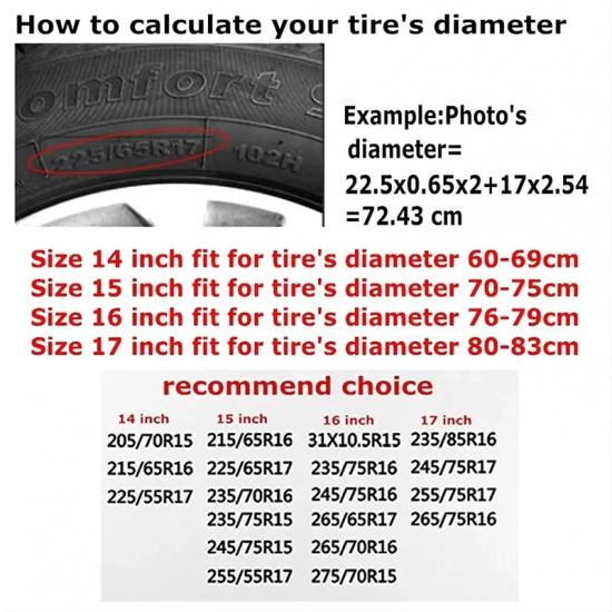 Vintage n Flag Spare Tire Cover Universal Truck Wheel Tyre Protector for Jeep SUV Trailer RV Truck Wheel