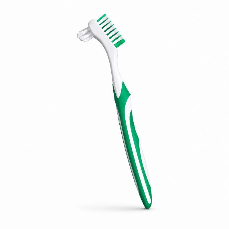 1Pc Double Sided Denture Toothbrush Cleaning Brush Invisible Braces Retainer Cleaner Descaling Brush