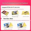 A4 Glossy Adhesive Label Paper, Matte Waterproof Synthetic PP Paper, White Printable Labels