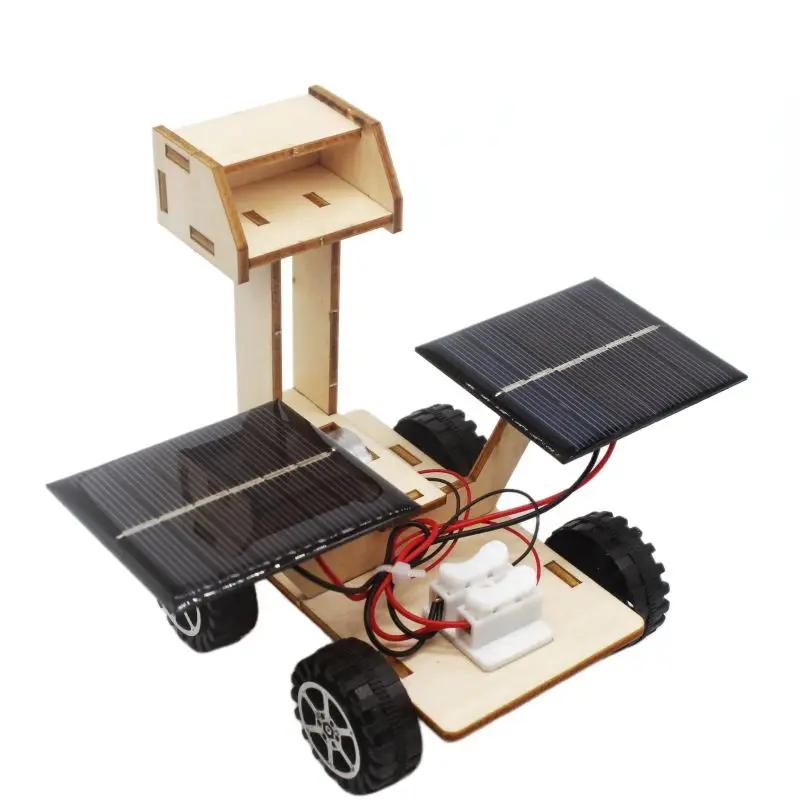 DIY Solar Lunar Exploration Vehicle for Kids Hand-assembled Science Experiment Educational Technology Toy Model for Children