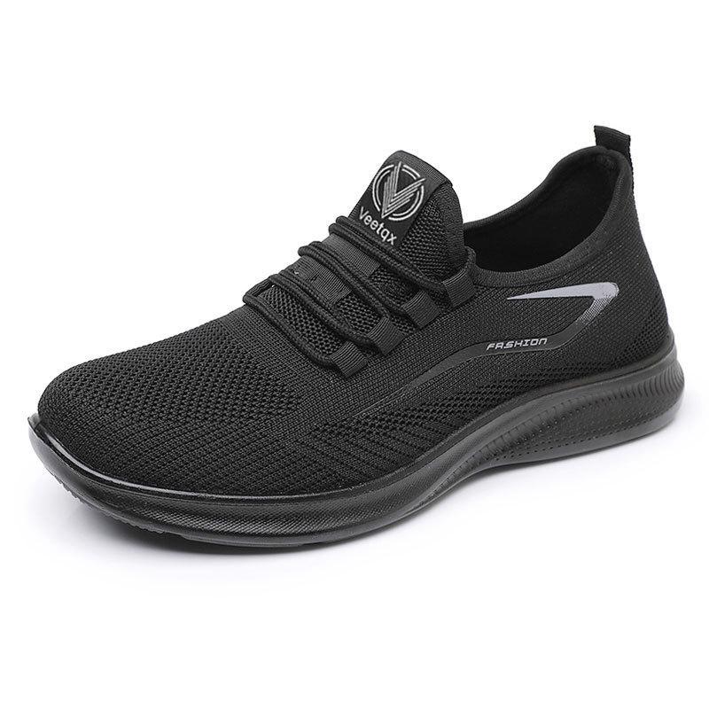 Men's Plus Size Mesh Breathable Sports Shoes: Lightweight, Non-slip, Wear-resistant, for Outdoor Spring/Summer Casual Wear.
