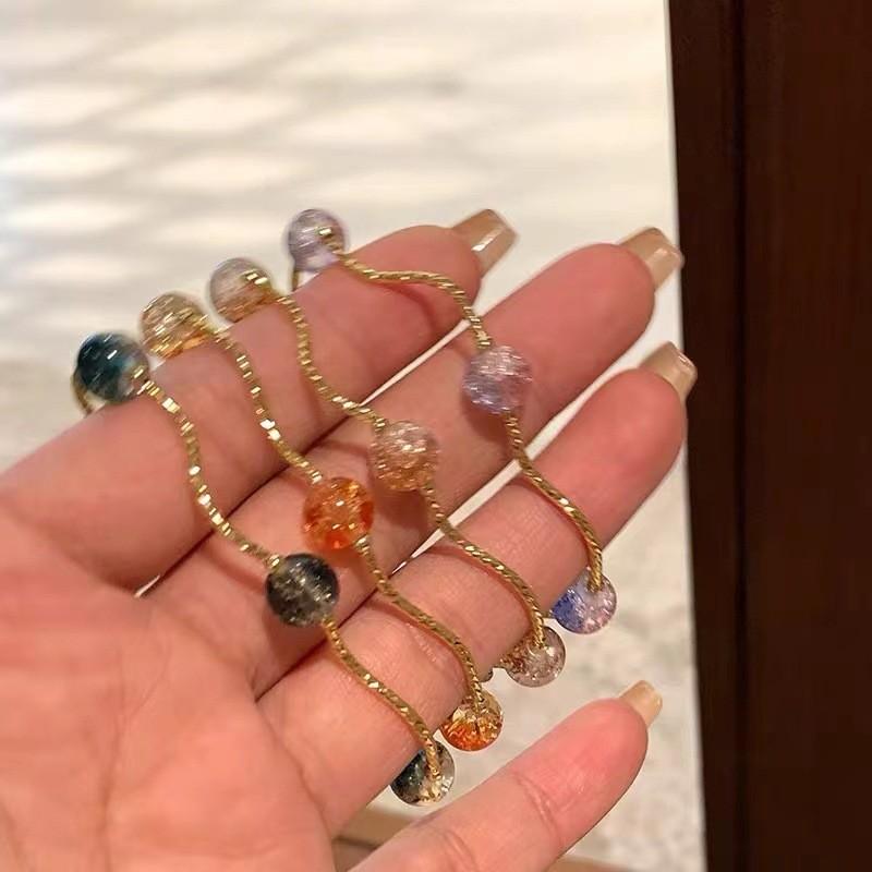 Artistic Ethnic Style Glass Bracelet For Women Featuring Vibrant Beads And Shapes Irregular