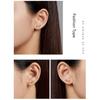 Silver Versatile 925 Sterling Silver Star Earrings Rainbow Multiple Crystals Lightweight Trendy