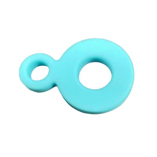 

Силиконовые соломенные подвесные украшения с металлическим крючком Портативные подвески «сделай сам» для бутылок из соломы на 40 унций/30 унций для активного отдыха небесно-голубой