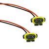 Wiring Harness with Female Connector for 9005 9006 For Headlights/Fog Lights