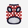 KINIKINI CHECKERBOARD SLEEVELESS ZIPUP-RED (Nuvim Zip-up)