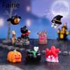 Halloween Ghost Pumpkin Figurine Micro-landscape Decorative Accessories Mini Ornaments Fairie