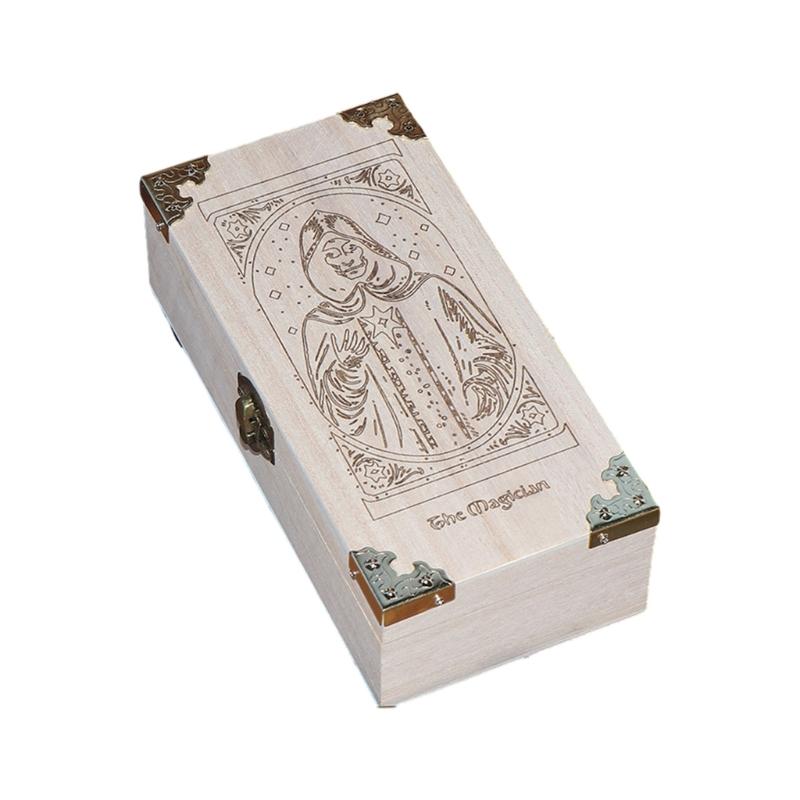 

Rectangle Tarots Box Playings Card Container Jewelry Storage Case Packing Box