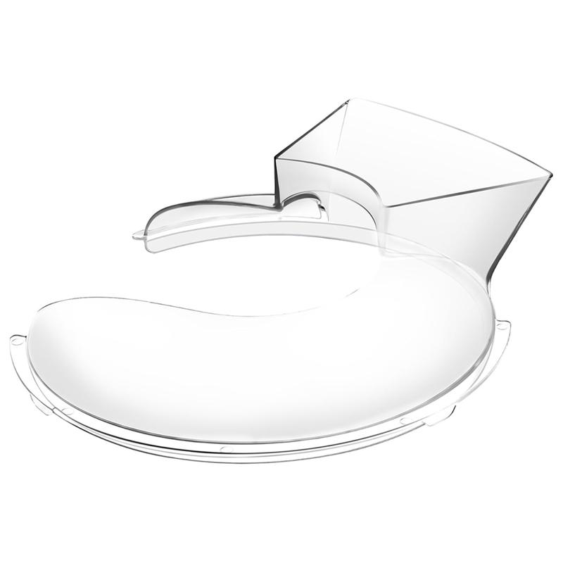 Pouring Shield for Kitchenaid 5.5 Quart, 6, 7, 8 Qt Stainless Steel Bowl-Lift Stand Mixer Accessories Splash GuardJAS