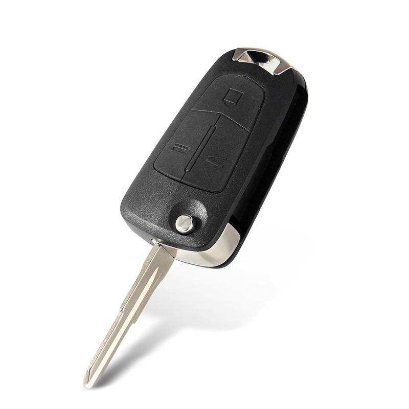 KEYYOU New HU46 Blade Flip Folding Blank Car Key Shell For Opel Antara AMPERA Chevrolet Epica Fob 2 3 Buttons Key Housing Case