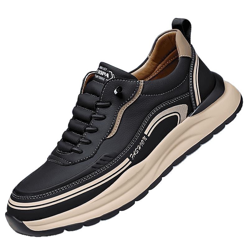 Men's Lightweight Breathable Dad Shoes - Soft Sole Casual Running Sneakers for Spring/Autumn 2025