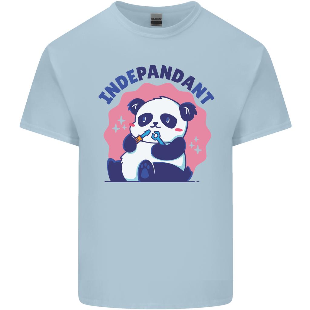 Indepandant Funny Independant Panda Bear Unisexs Light Cotton TShirt