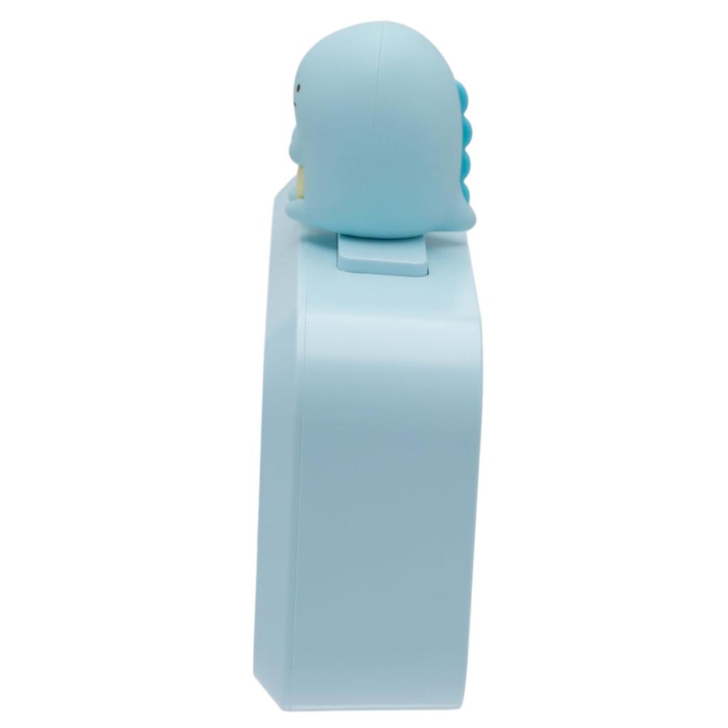 ALIAS Digital Desk Clock with Sumikkogurashi 3D Figure, Calendar, Thermometer, Blue (Tokage) AC24025SXSG-BU