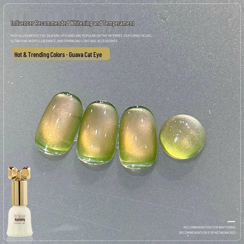 

Лето 2025 Кошачий глаз Прозрачный Фруктовая корзина Гель для ногтей