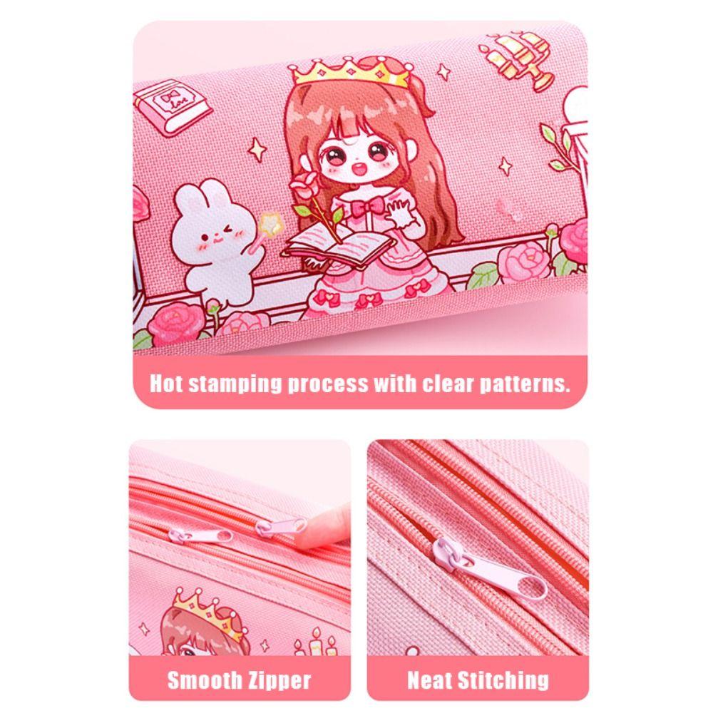 Double Layers Pencil Case Large Capacity Stationery Bag High Quality Pen Box  Back To School