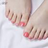 Bride's Toenails Removable Whitening Semi-cured Toenail Stickers Manicure Wearable Gel Toenail Stickers