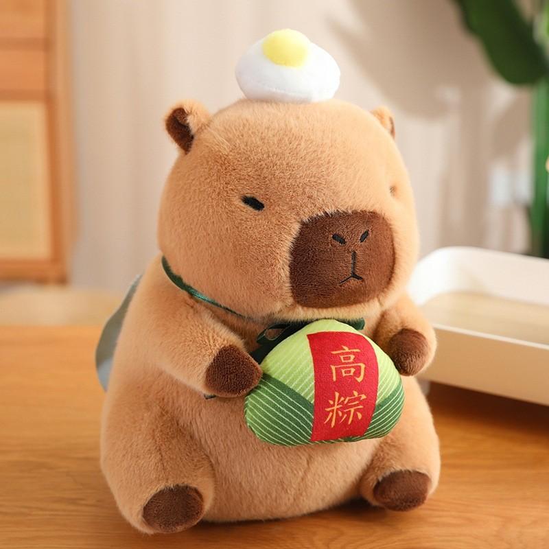 Festival Boat Dragon Capybara Plush Rice Dumpling Inspirational Stuffed Toy Gift