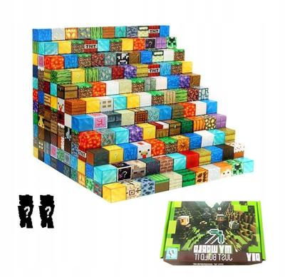 Minecraft Magnetic Blocks Cubes 100 Blocks Cubes for Stacking