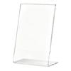 A4L PVC Menu Display Stand: Acrylic Table Card Holder for Commercial Advertising