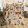 Dragonfly Duvet Cover Single Twin King For Girl Boys Gift Botanical Floral Bedding Set Microfiber Wild Animals Quilt Cover Set