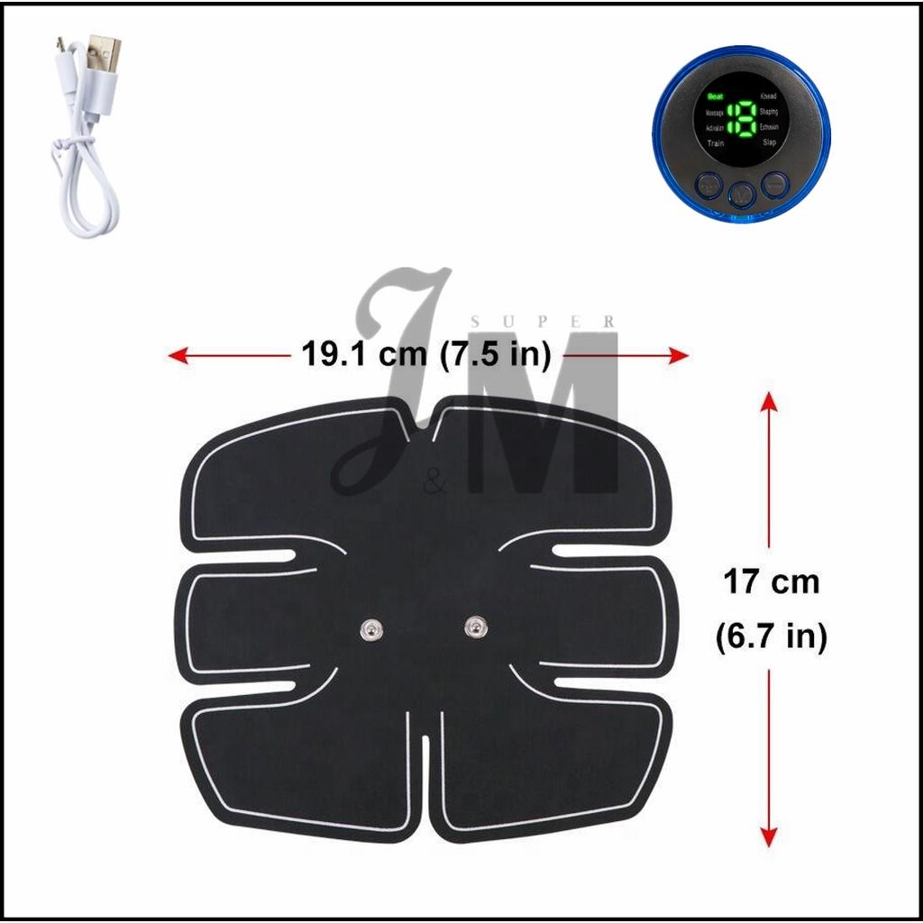 EMS Electric Muscle Stimulator Fitness Massage Abdominal Trainer Toner Body Slimming Massager Home Gym Equiment