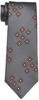 Takakyu Made In Japan Fabric and Sewn In Japan Silk Regular Product Free Size 100% Tie, 8.0cm Wide, Gray, Number 110300783414223,