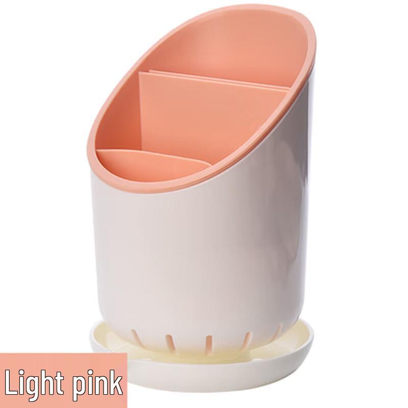 Zhaoran Pink Plastic Countertop Cutlery Drainer