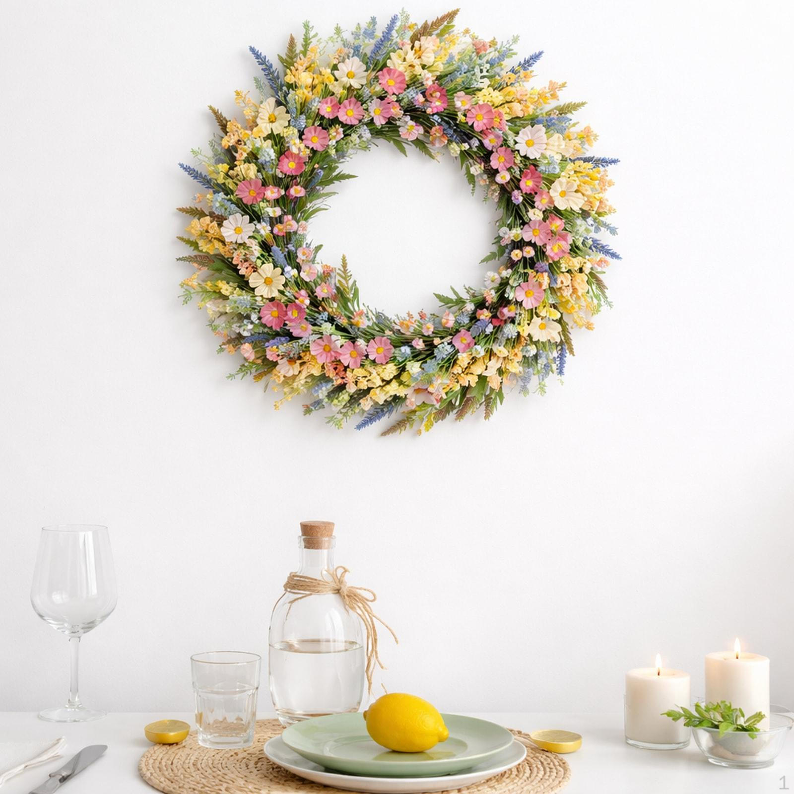 

Colorful Flower Wreath Centerpieces Flowers for Wedding Decor