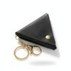 Münzbörse, dreieckig, schwarz