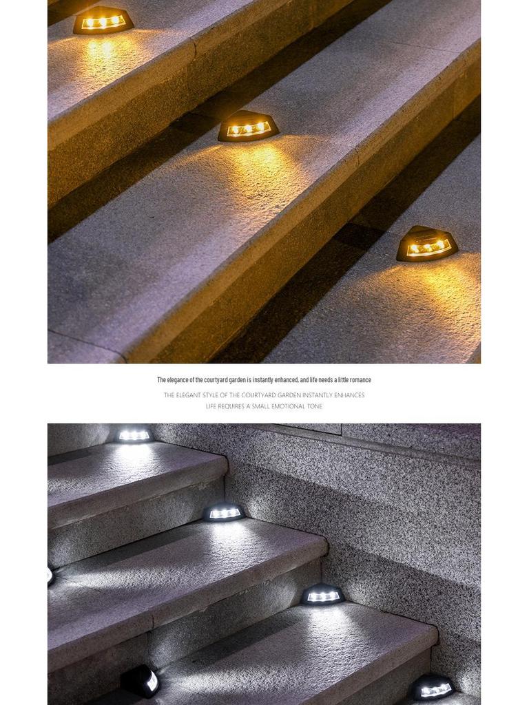 Solar Outdoor Pathway and Stair Lights for Garden Decoration