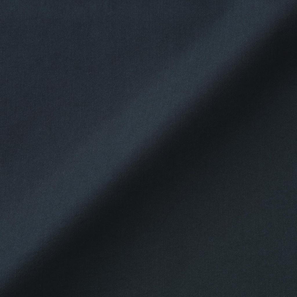 MUJI Women's High Density Twill Tuck Flare Skirt Organic Cotton Blend Dark Navy Size L BE20FA6S