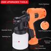 Electric Spray Gun 400W Car Scratches Paint Sprayer 220V 2.5mm Nozzle, 400W Varnish Spraying High Power Painting Paint Sprayer