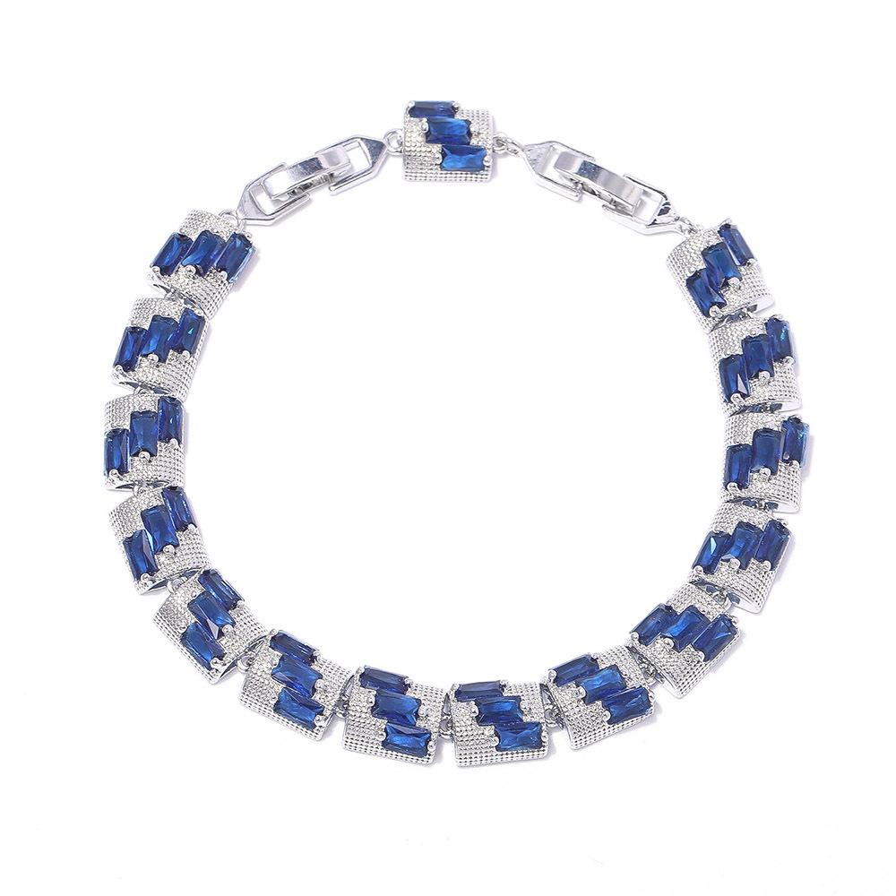 Summer Geometric Personality Zircon Bracelet Universal, Between The Name Aid Temperament Bracelet