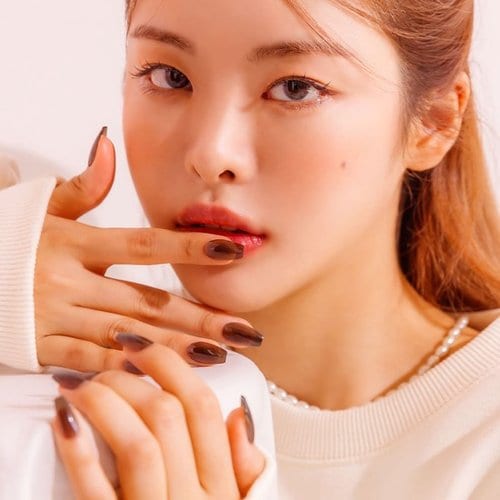 MUZMAK Reusable Nail Tips Earl Grey Coffin