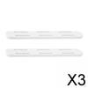 3xCabinet Drawer Slides Adhesive Under Mount Hardware Pull Out Rails for Shelf
