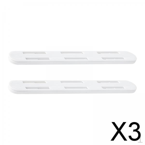 

3xCabinet Drawer Slides Adhesive Under Mount Hardware Pull Out Rails for Shelf