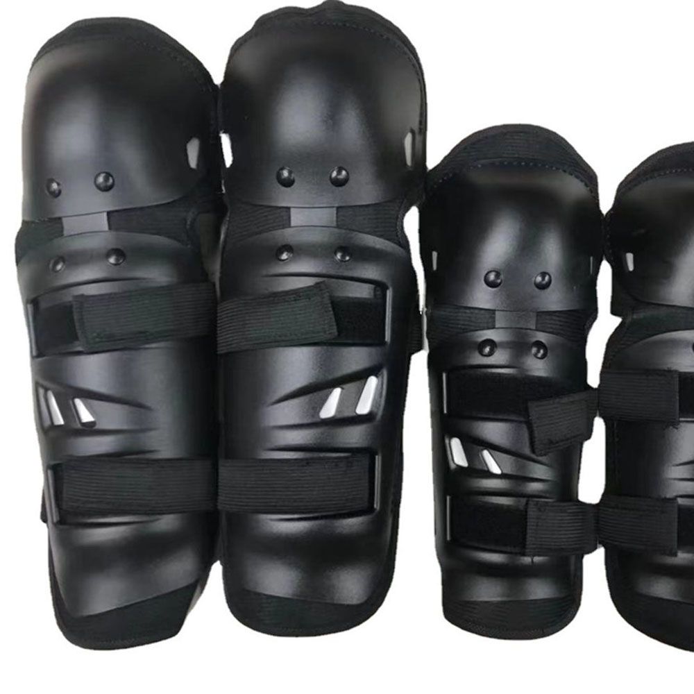 Round Head Racing Car Cycling Equipment Protective Gear Four In One Knee Pads And Elbow Pads Set