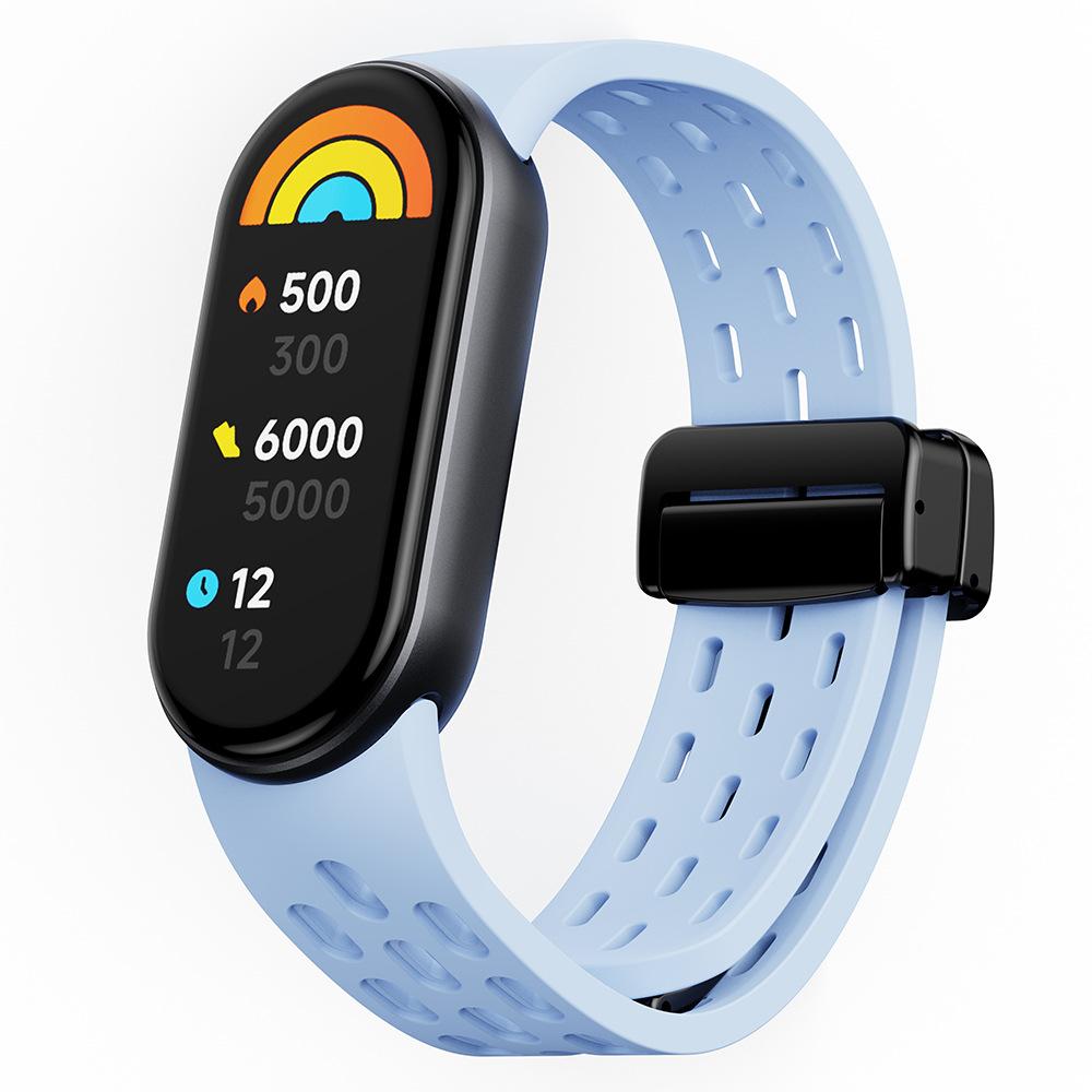NEW Strap for Xiaomi Mi Band 9 Smart Watch Sport Silicone Bracelet for Mi Band 8 Replacement Wristband Miband 9/8 NFC Accessory