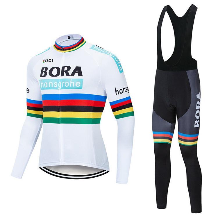 Cross-border bestseller: Spring and Autumn New Long Sleeve Long Pants, UV Protection Bicycle Sports Outdoor Cycling Wear Set Customization