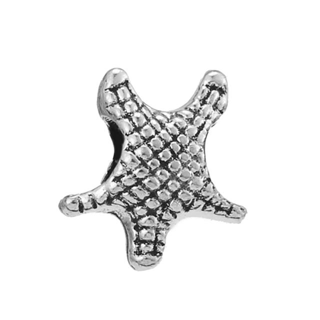 4pcs /Lot Real Sterling Silver Color Alloy Infinite Love Charm Star Beads Fit Original Diy Brand Bracelet For Women Jewelry Gift