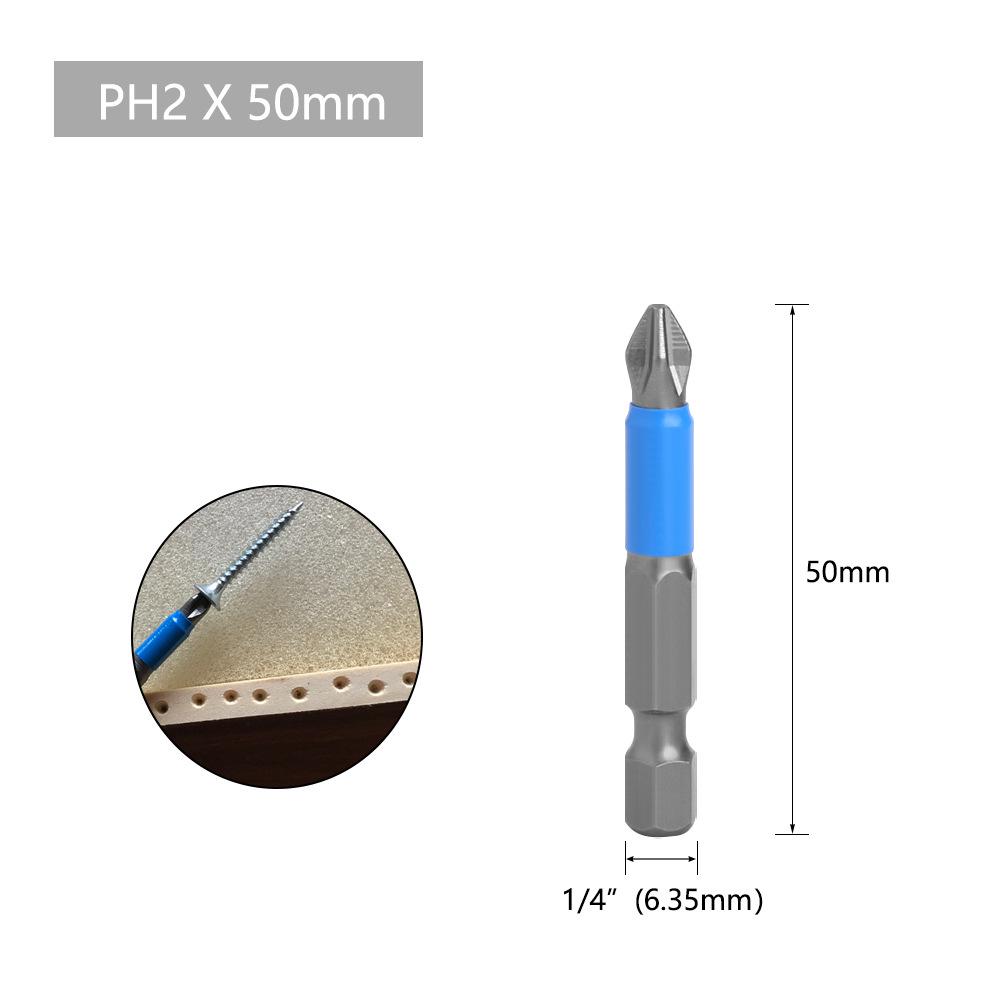 High-Quality S2 Steel Non-Slip Magnetic Electric Screwdriver Head