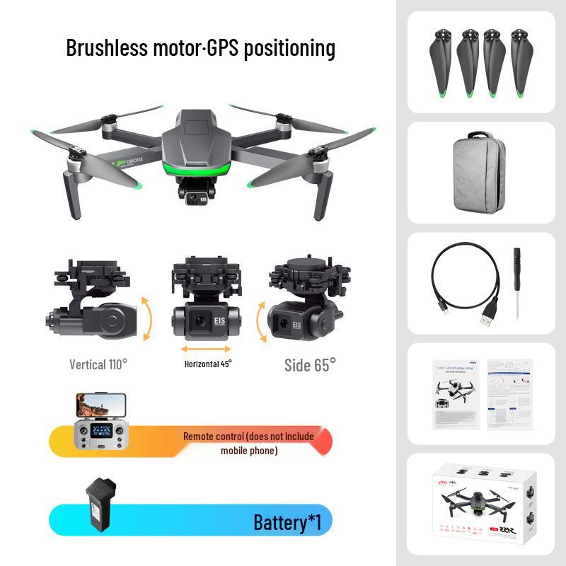 S155 Drone: GPS, HD Aerial Photography, 5G Image Transmission, 360° Obstacle Avoidance, 3-Axis Gimbal Remote Control Aircraft.
